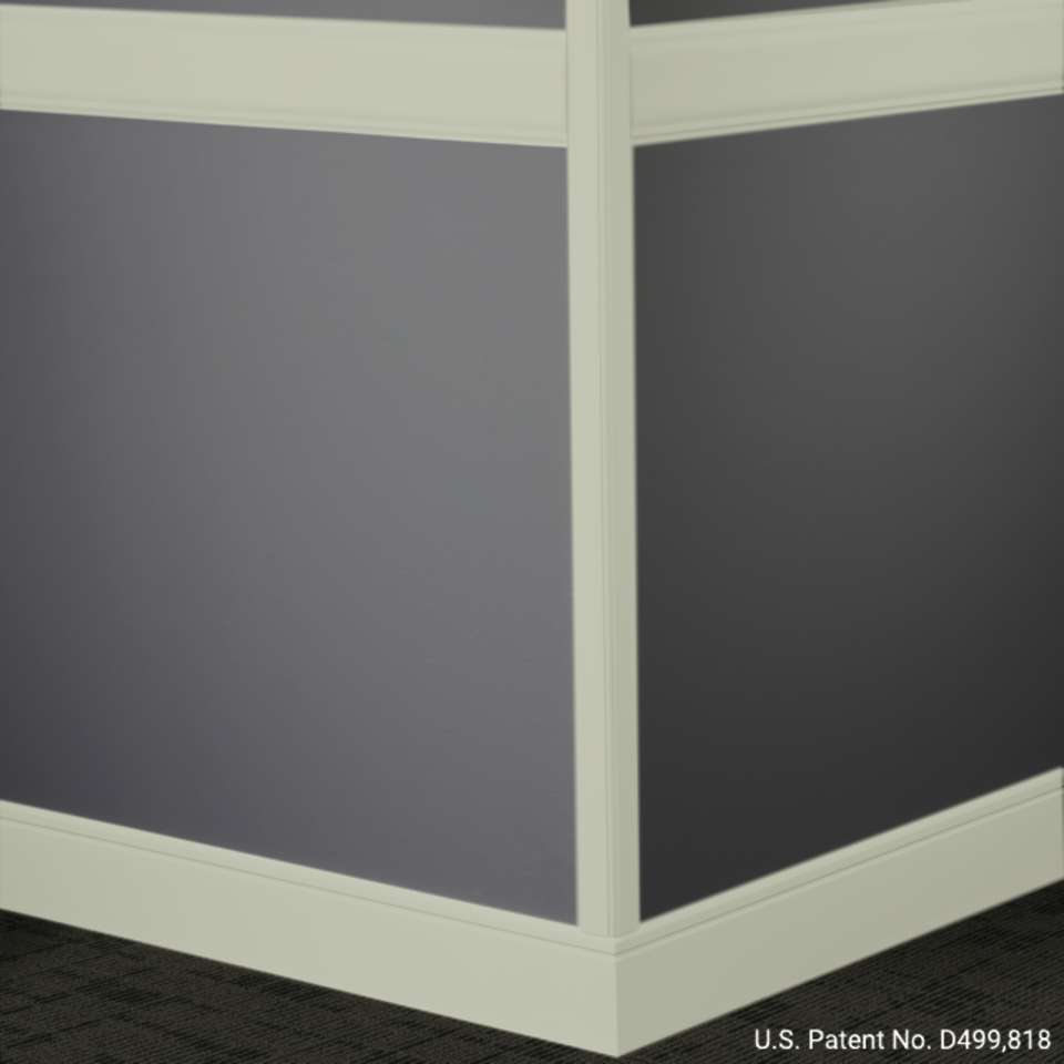 Millwork Wall Finishing System - CHR TG5 C Rampart Chair Rail 4" #TG5 Macadamia - Wallbase 8' (Pack of 5)