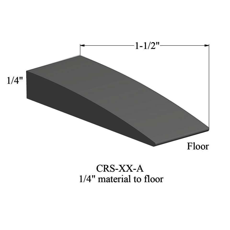 Reducers - CRS 63 A 1/4" material to floor #63 Burnt Umber 12'