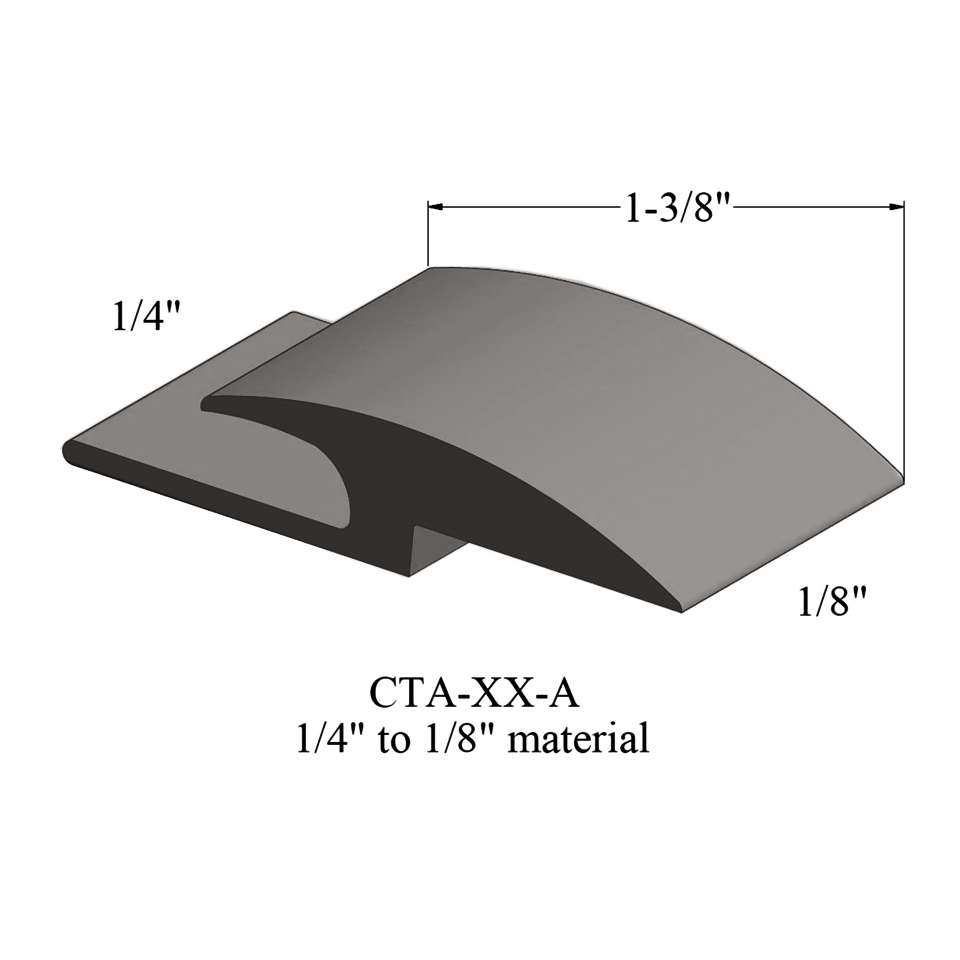 Adaptors - 1/4" to 1/8" material #47 Brown 12'