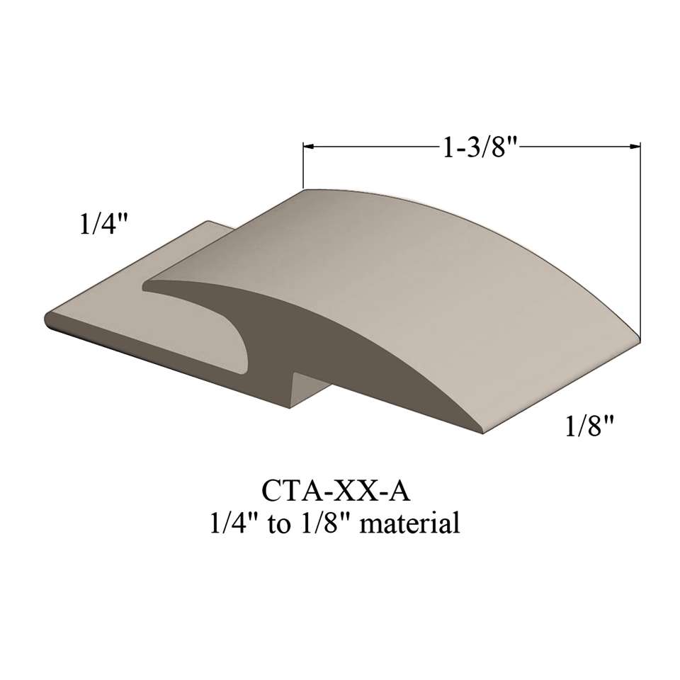 Adaptors - 1/4" to 1/8" material #49 Beige 12'
