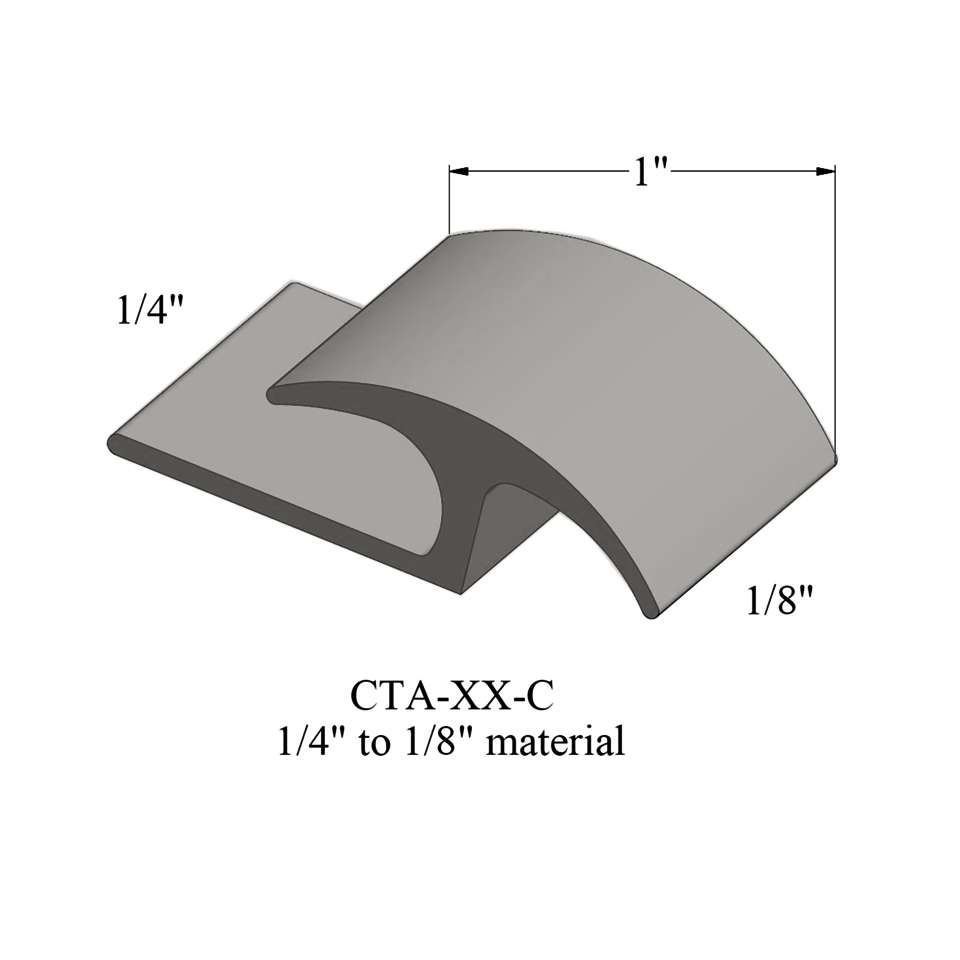 Adaptors - 1/4" to 1/8" material #29 Moon Rock 12'