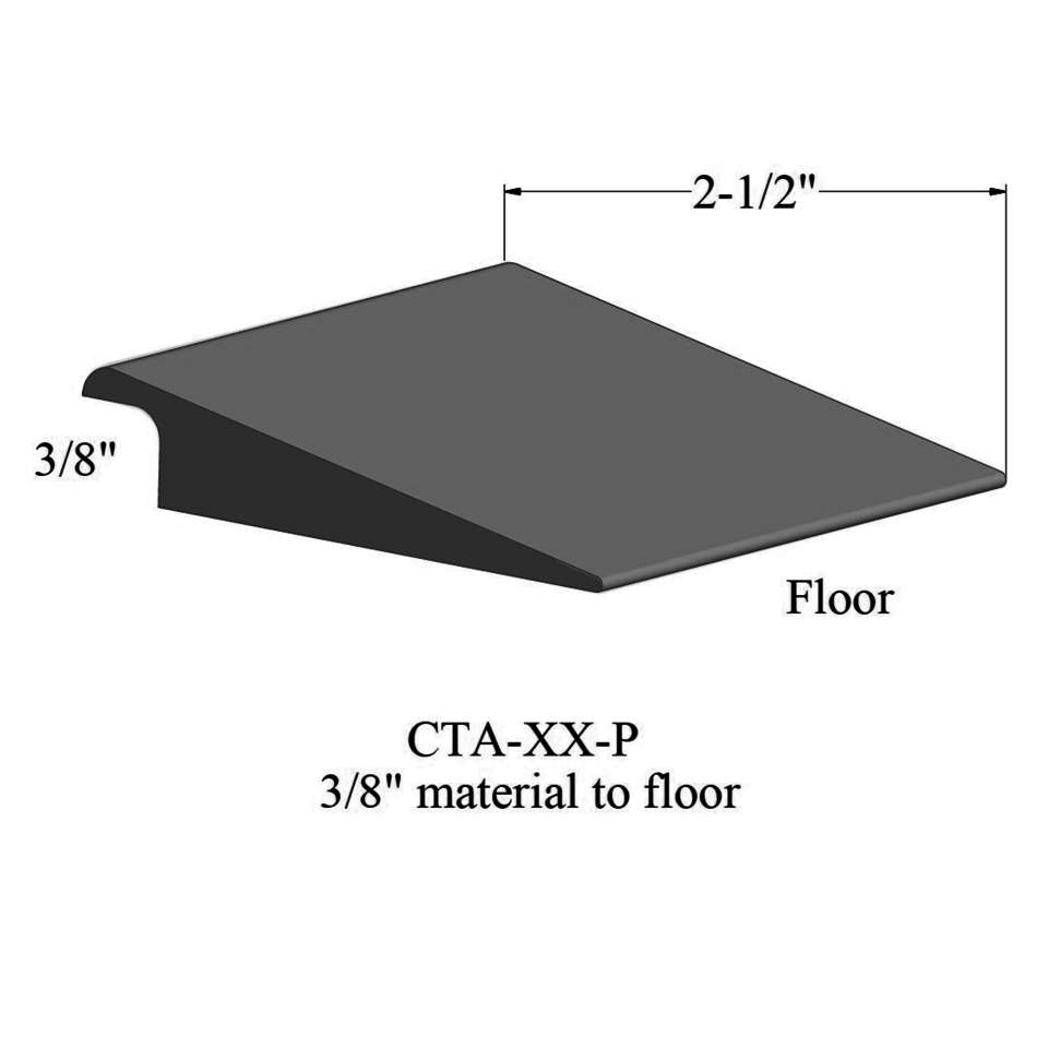 Wheeled Traffic Transitions - CTA 40 P 3/8" matériau de sous-plancher #40 Black 12'