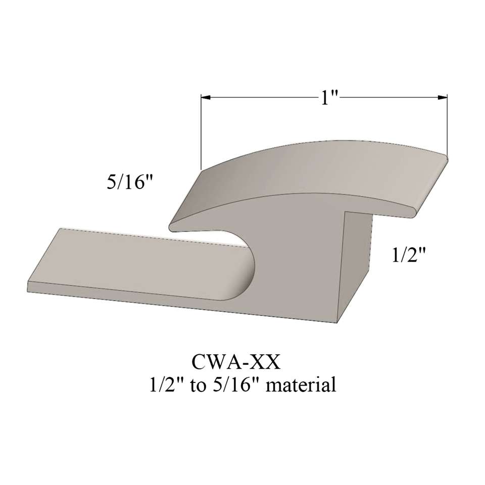 Adaptors - 5/16" to 1/2" material #31 Zephyr 12'