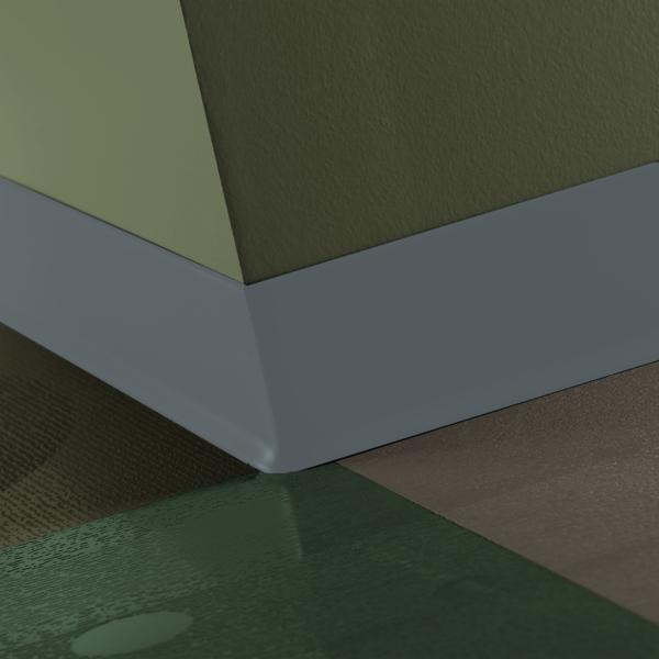 Rubber Wall Base Duracove Thermoplastic Rubber 1/8" (Type TP) TOE Duracove #71 Storm Cloud - 1/8" (3 mm) x 2-1/2" x 120'