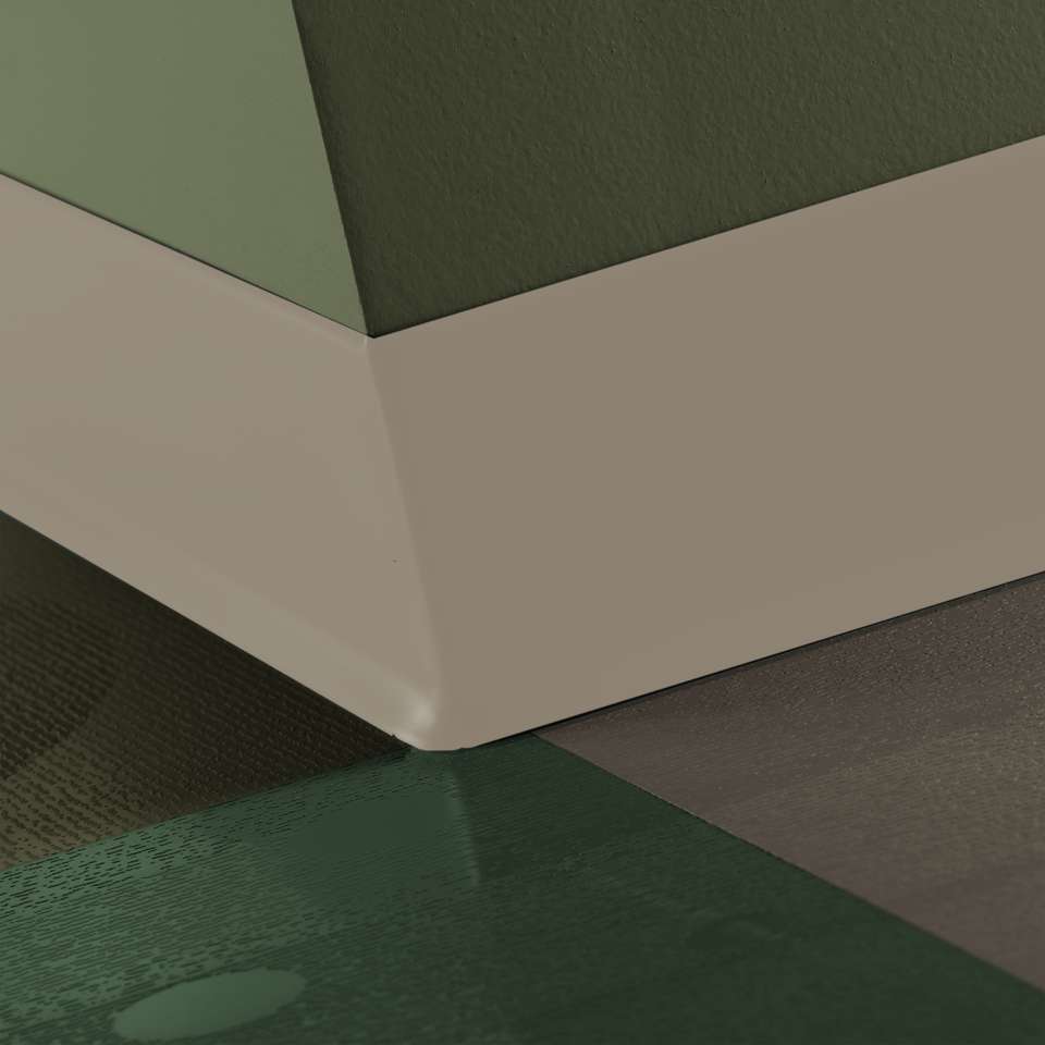 Rubber Wall Base Duracove Thermoplastic Rubber 1/8" (Type TP) TOE Duracove #280 Shoreline - 1/8" (3 mm) x 4" x 120'