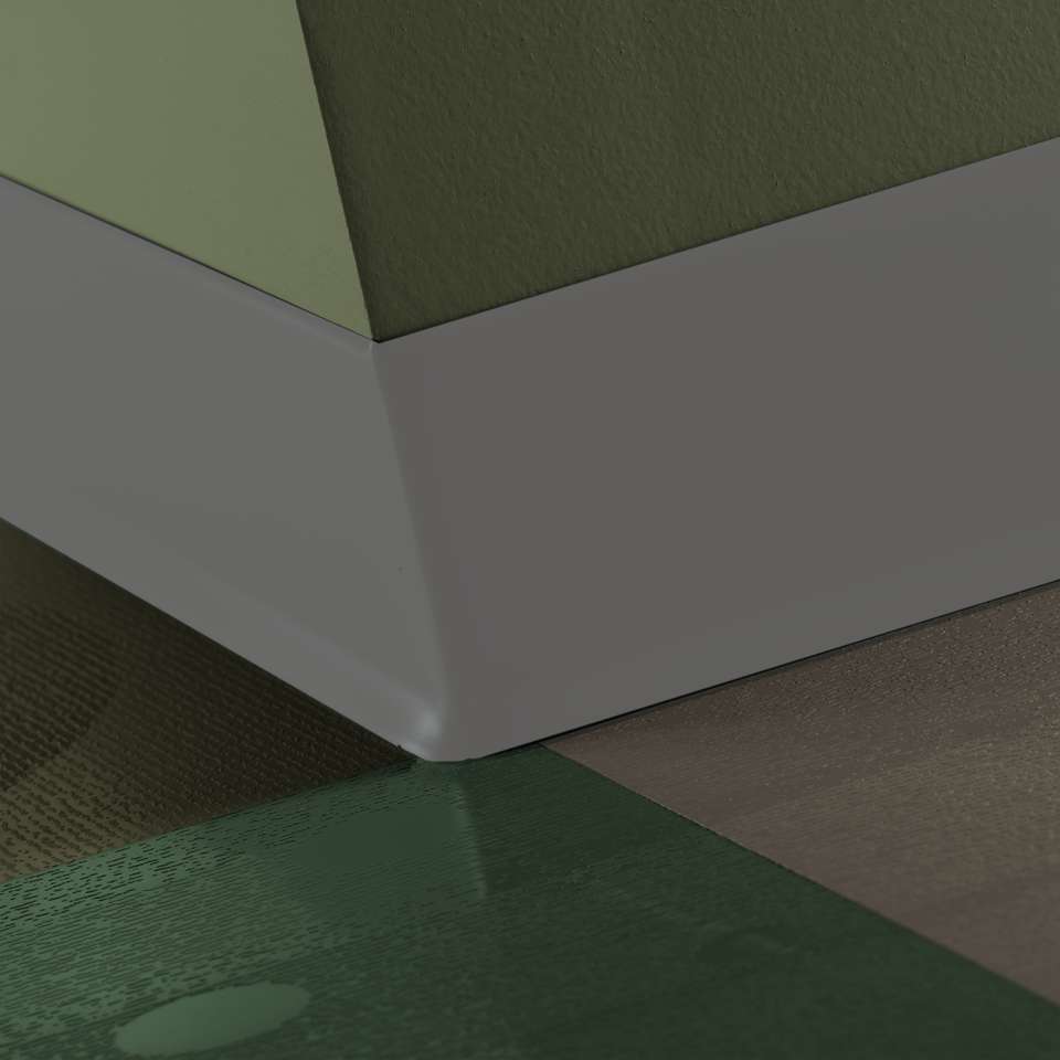 Rubber Wall Base Duracove Thermoplastic Rubber 1/8" (Type TP) TOE Duracove #48 Grey - 1/8" (3 mm) x 4" x 120'