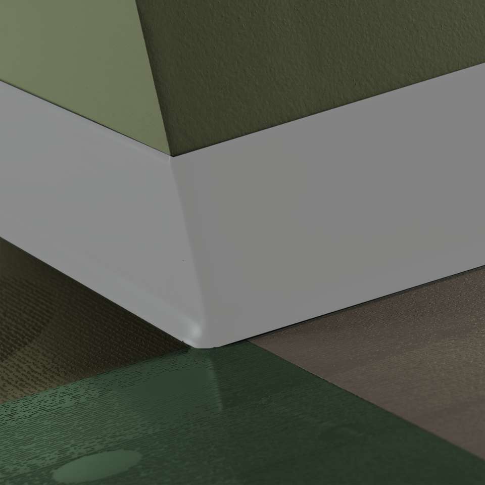 Rubber Wall Base Duracove Thermoplastic Rubber 1/8" (Type TP) TOE Duracove #TA5 Colonial Grey - 1/8" (3 mm) x 4" x 120'