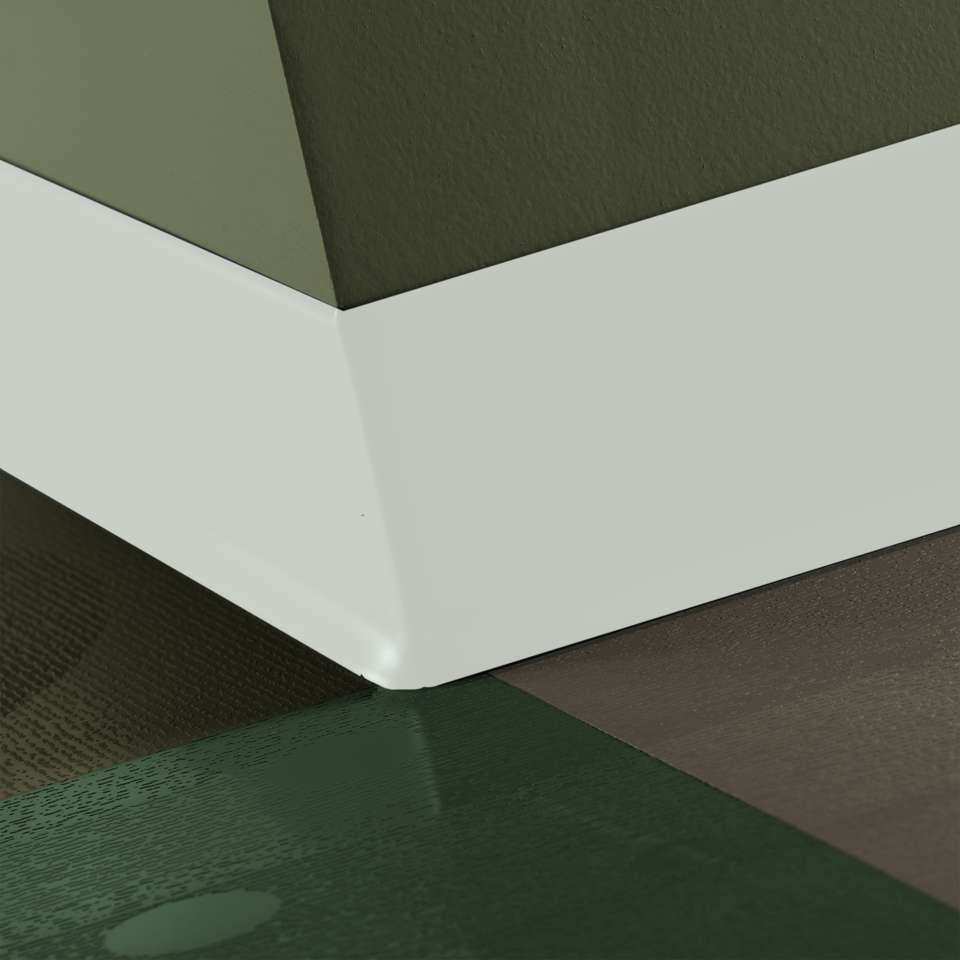 Rubber Wall Base Duracove Thermoplastic Rubber 1/8" (Type TP) TOE Duracove #TG1 Snowbound - 1/8" (3 mm) x 4" x 120'