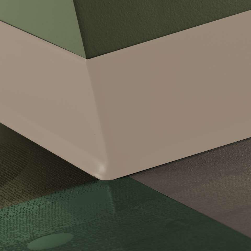 Rubber Wall Base Duracove Thermoplastic Rubber 1/8" (Type TP) TOE Duracove #49 Beige - 1/8" (3 mm) x 6" x 100'