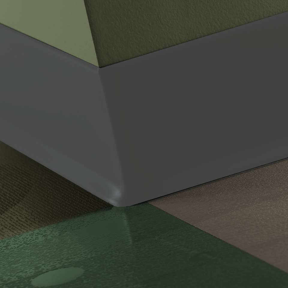 Rubber Wall Base Duracove Thermoplastic Rubber 1/8" (Type TP) TOE Duracove #63 Burnt Umber - 1/8" (3 mm) x 6" x 100'
