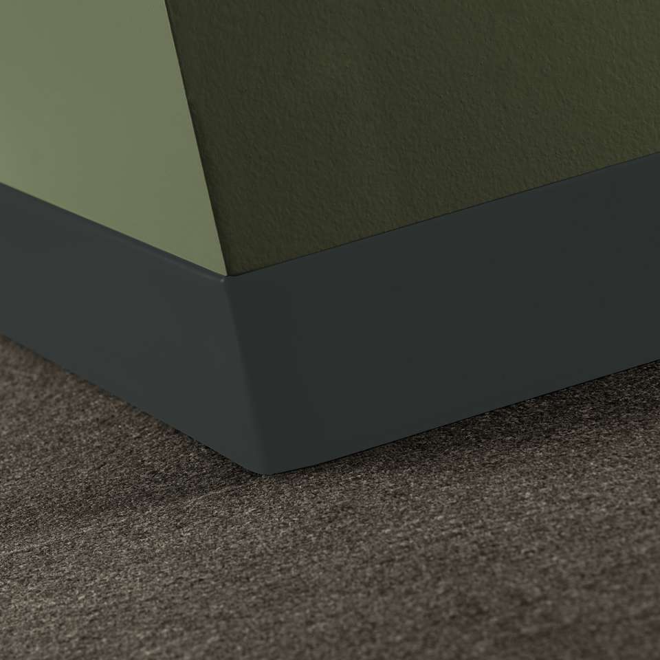 Tarkett - Coin intérieur de plinthe en caoutchouc à 90° Duracove Thermoplastic Rubber (Type TP) #44 Dark Brown - 4