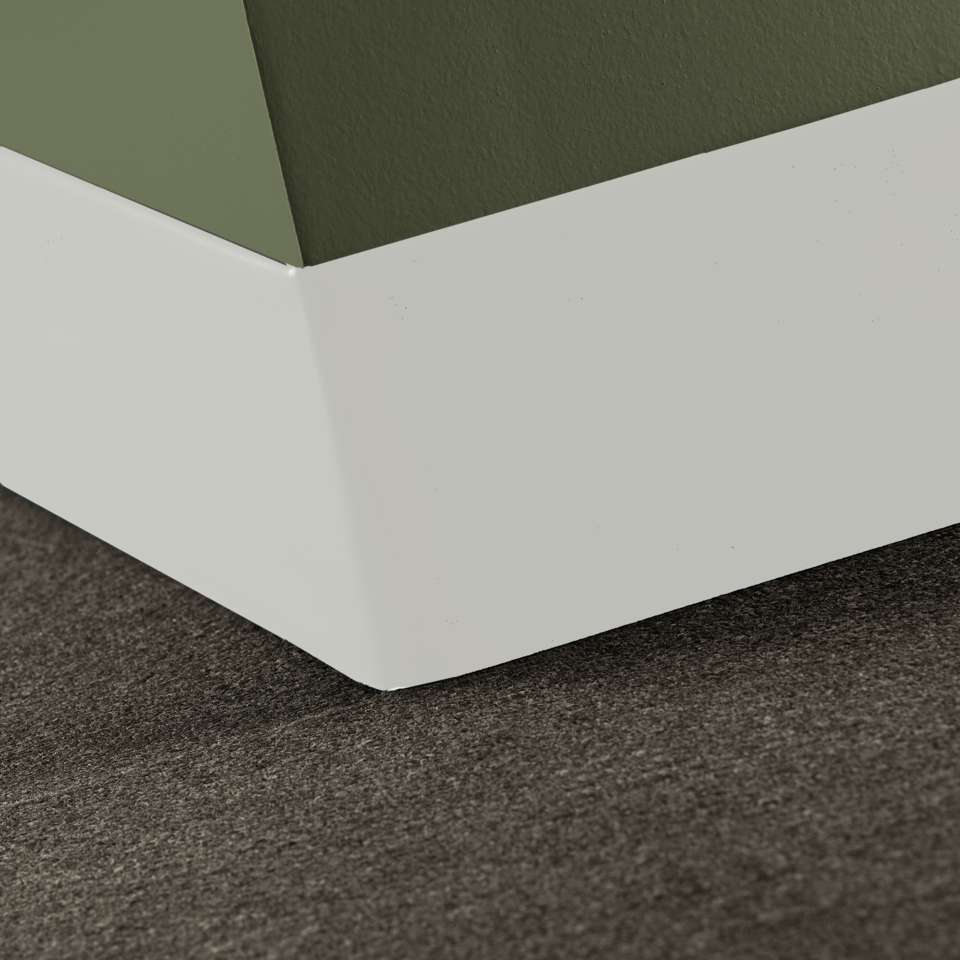 Rubber Wall Base Duracove Thermoplastic Rubber 1/8" (Type TP) TOELESS Duracove #08 Icicle - 1/8" (3 mm) x 6" x 100'