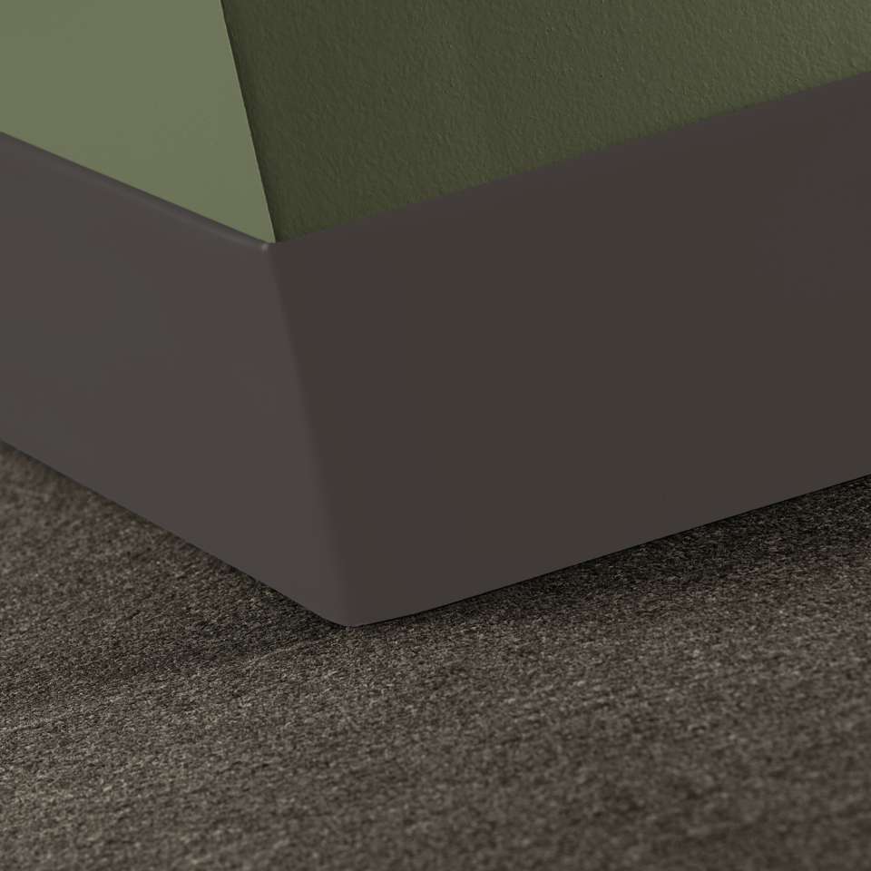 Rubber Wall Base Duracove Thermoplastic Rubber 1/8" (Type TP) TOELESS Duracove #167 Fudge - 1/8" (3 mm) x 6" x 100'