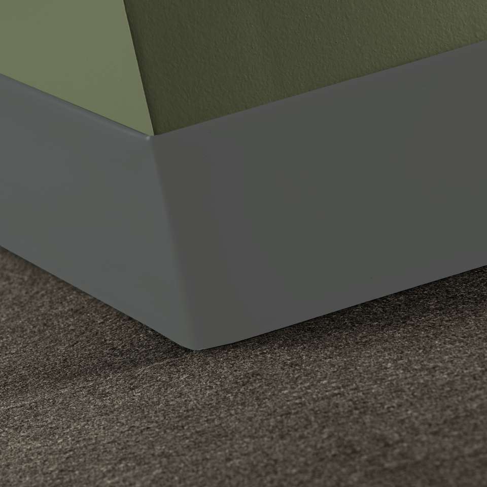 Rubber Wall Base Duracove Thermoplastic Rubber 1/8" (Type TP) TOELESS Duracove #20 Charcoal - 1/8" (3 mm) x 6" x 100'