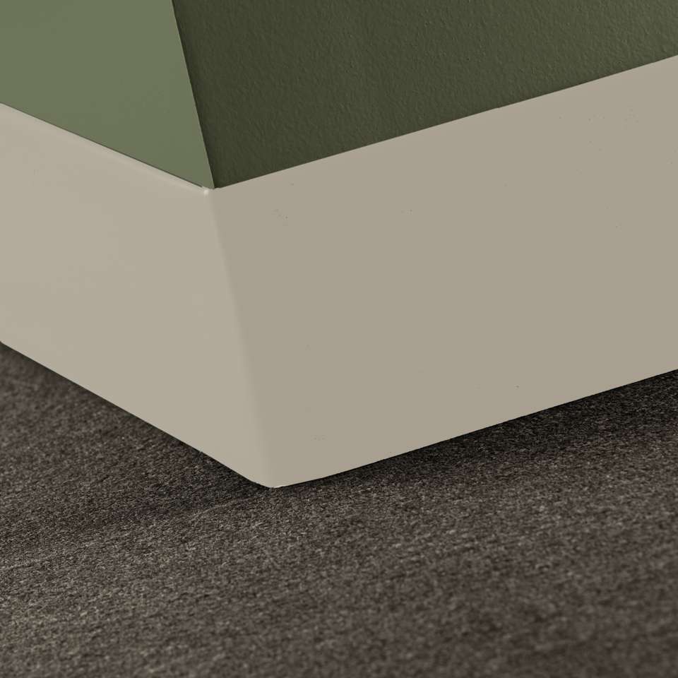 Rubber Wall Base Duracove Thermoplastic Rubber 1/8" (Type TP) TOELESS Duracove #22 Pearl - 1/8" (3 mm) x 6" x 100'
