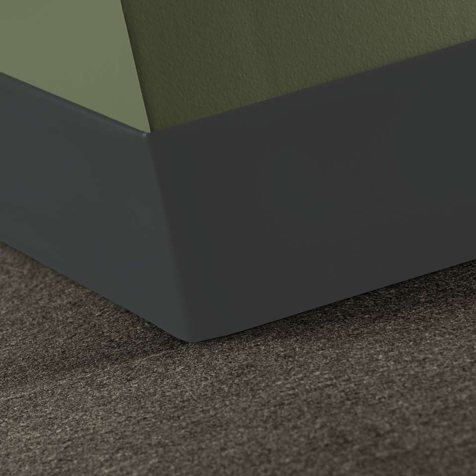 Rubber Wall Base Duracove Thermoplastic Rubber 1/8" (Type TP) TOELESS Duracove #40 Black - 1/8" (3 mm) x 6" x 100'