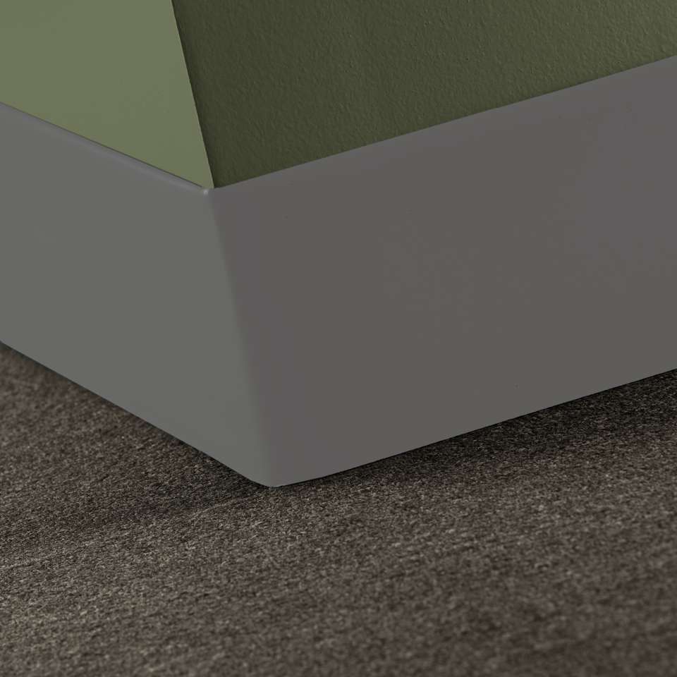 Rubber Wall Base Duracove Thermoplastic Rubber 1/8" (Type TP) TOELESS Duracove #48 Grey - 1/8" (3 mm) x 6" x 100'