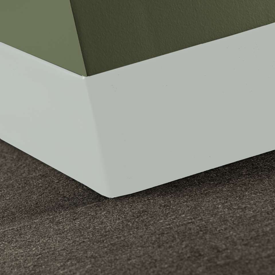 Rubber Wall Base Duracove Thermoplastic Rubber 1/8" (Type TP) TOELESS Duracove #50 White - 1/8" (3 mm) x 6" x 100'