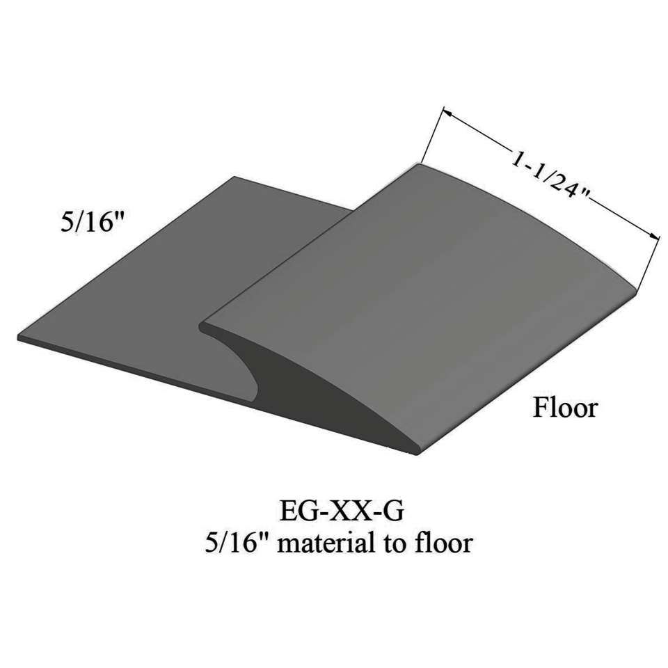 Carpet Edge Guard - EG 20 G 5/16" material to floor #20 Charcoal 12'