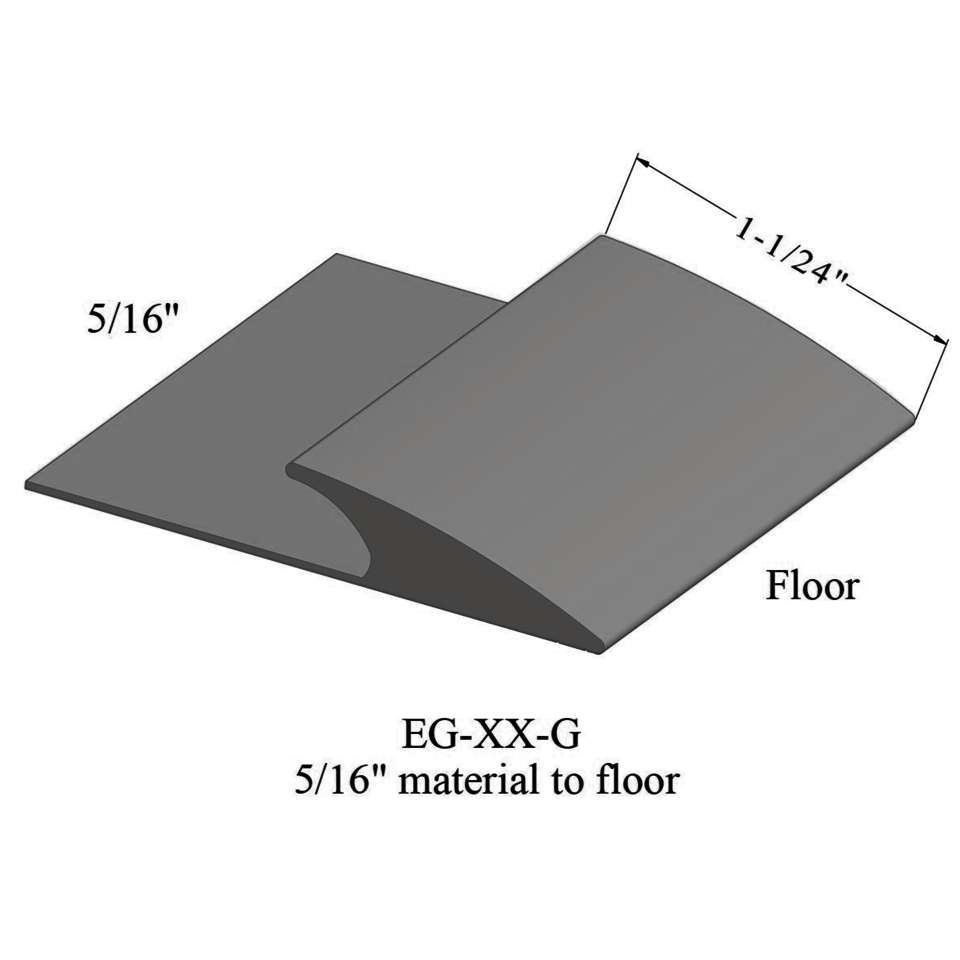 Carpet Edge Guard - EG 48 G 5/16" material to floor #48 Grey 12'