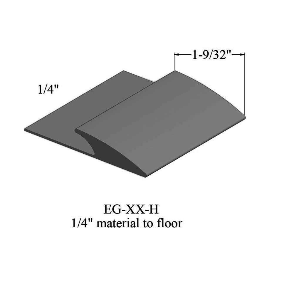 Johnsonite Edge Guards EG 20 H 1/4" material to floor 20 Charcoal