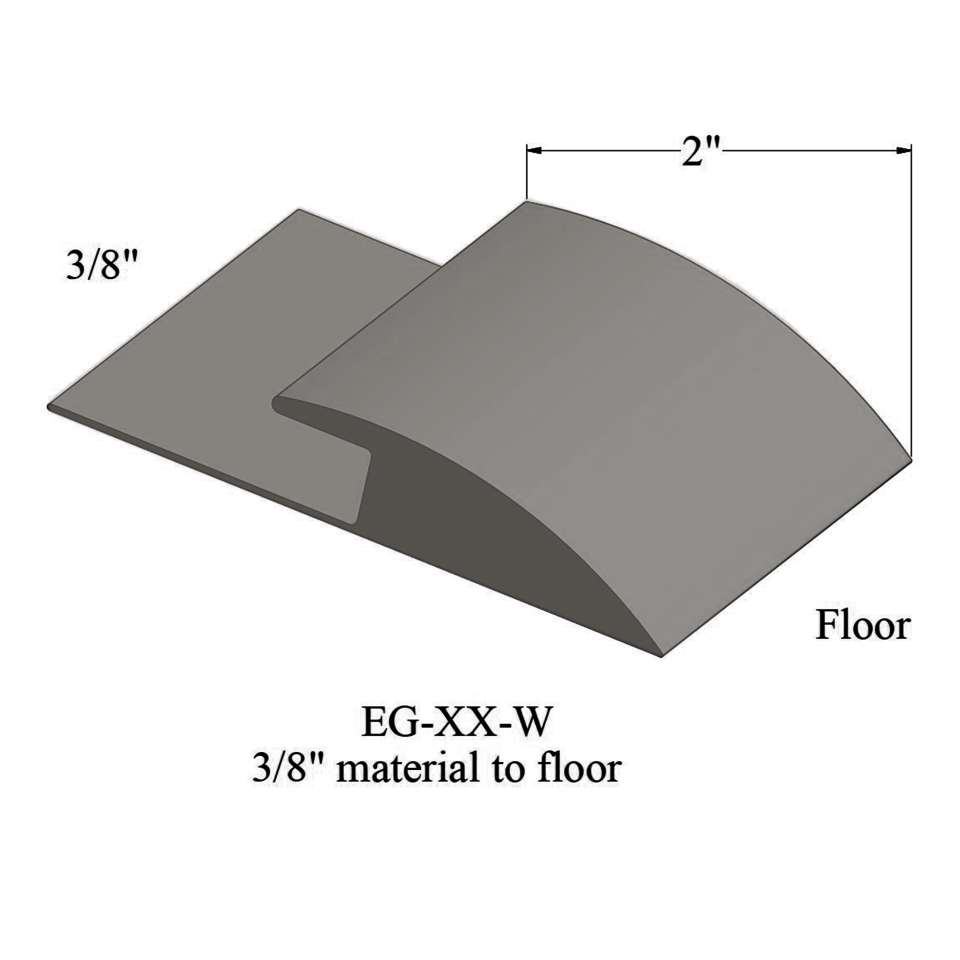 Carpet Edge Guard - EG 32 W 3/8" material to floor #32 Pebble 12'