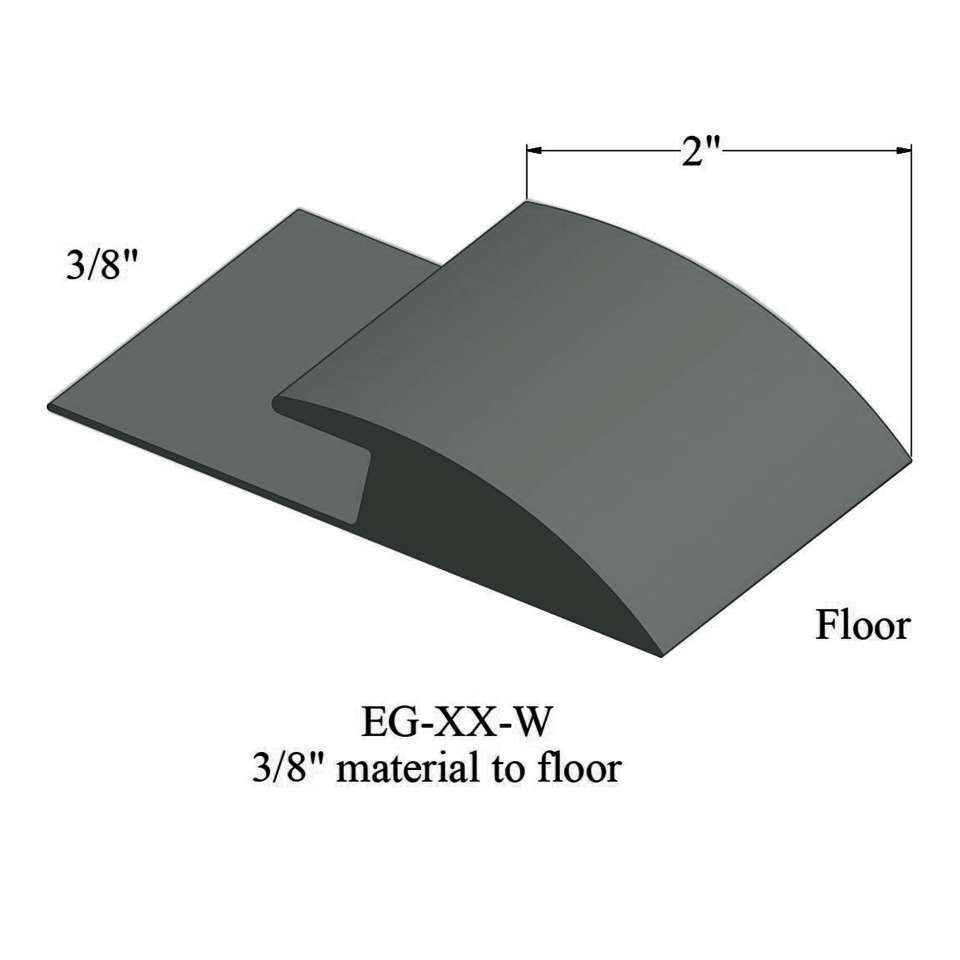 Carpet Edge Guard - EG 86 W 3/8" material to floor #86 Hunter Green 12'