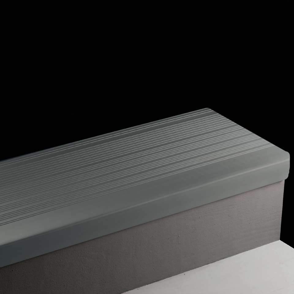 Johnsonite Vinyl Stair Treads HD 18 SQ Heavy Duty Square Nose 18