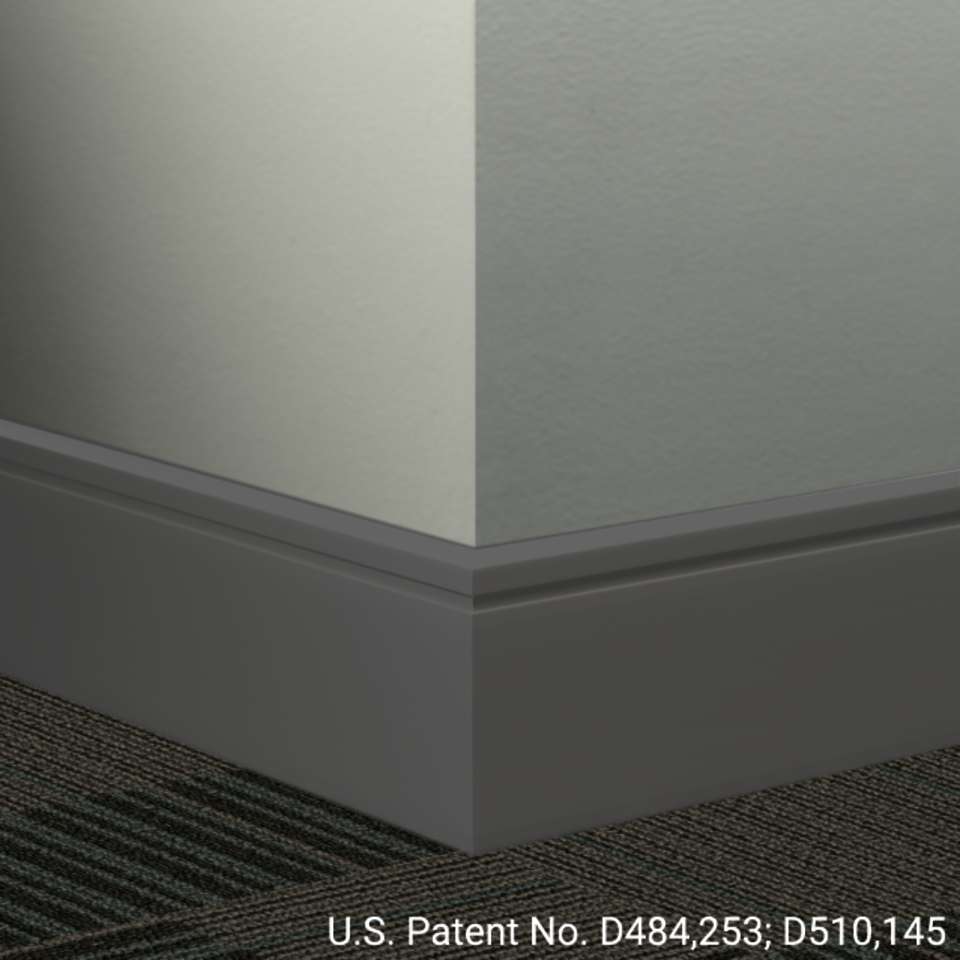 Millwork Wall Finishing System - MW 40 F Reveal 4 1⁄4” #40 Black - Wallbase 8' (Pack of 8)