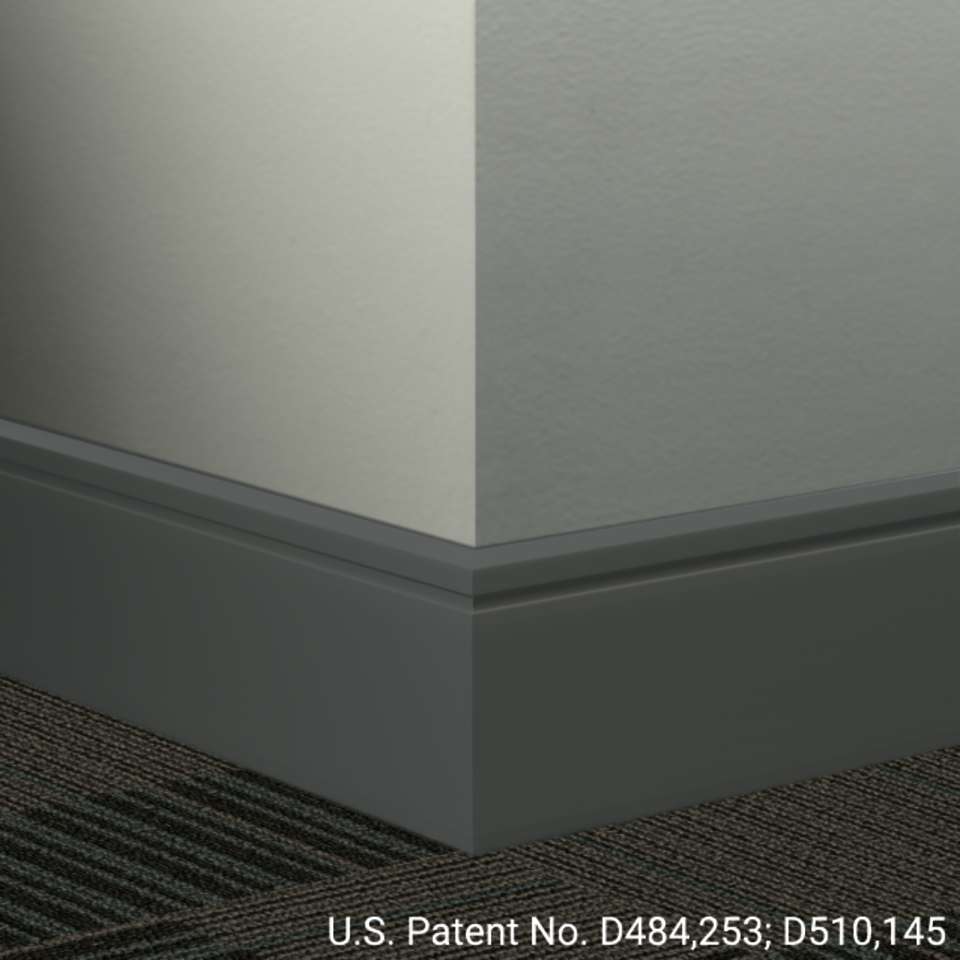 Millwork Wall Finishing System - MW 82 F Reveal 4 1⁄4” #82 Black Pearl - Wallbase 8' (Pack of 8)