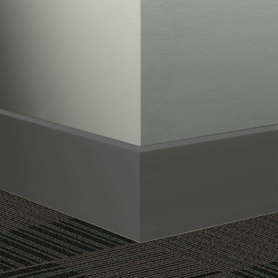 Millwork Wall Finishing System - MW 40 H6 Mandalay 6" #40 Black - Wallbase 8' (Pack of 4)