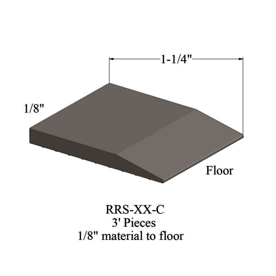 Tile Reducer - RRS 283 C 3' pieces - 1/8" material to floor #283 Toast