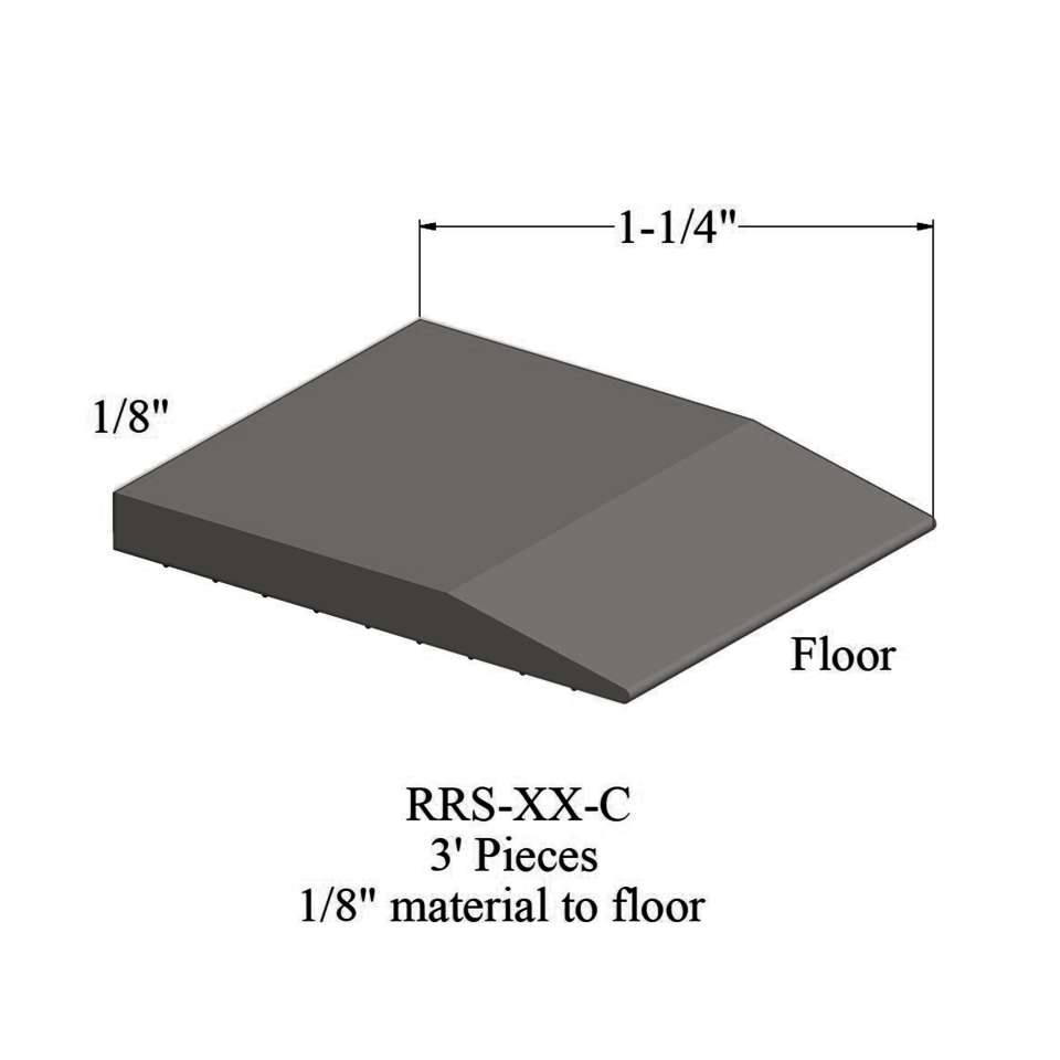 Tile Reducer - RRS 29 C 3' pieces - 1/8" material to floor #29 Moon Rock