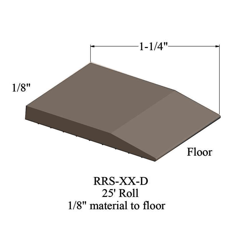 Tile Reducer - RRS 45 D 25' roll - 1/8" material to floor #45 Sandalwood