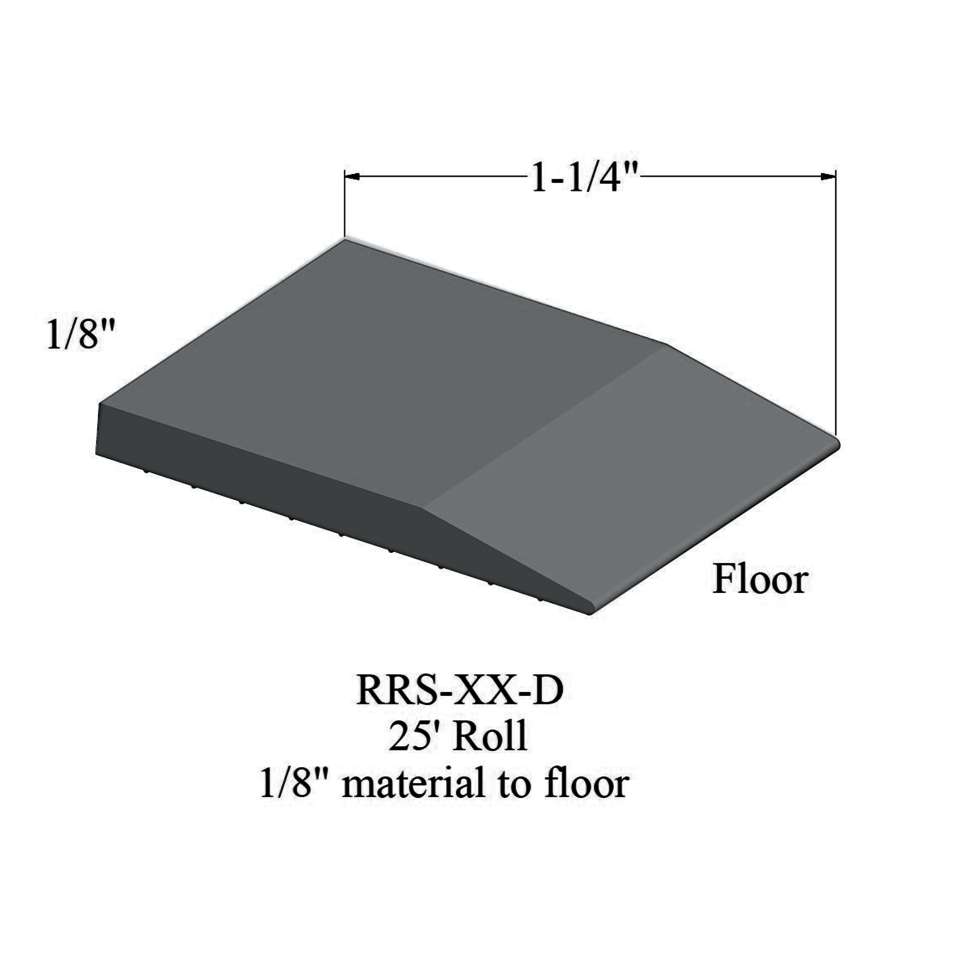 Tile Reducer - RRS 71 D 25' roll - 1/8" material to floor #71 Storm Cloud