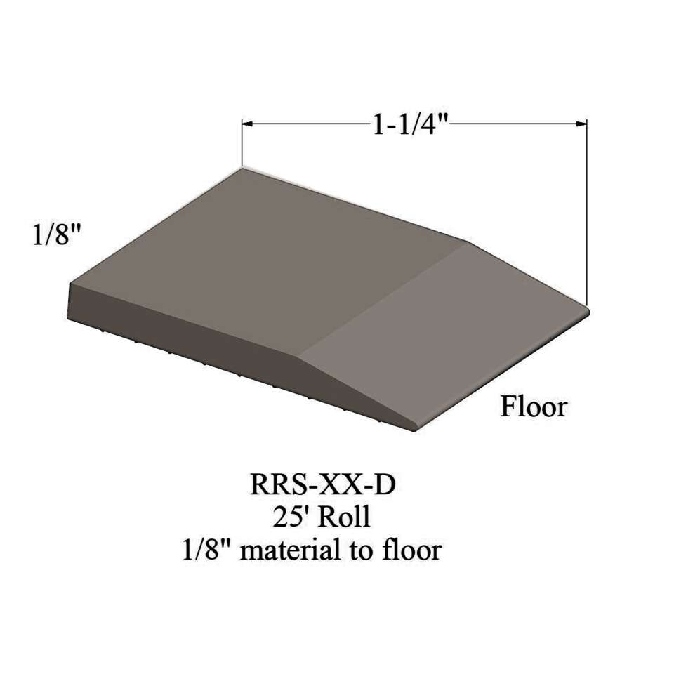 Tile Reducer - RRS 80 D 25' roll - 1/8" material to floor #80 Fawn