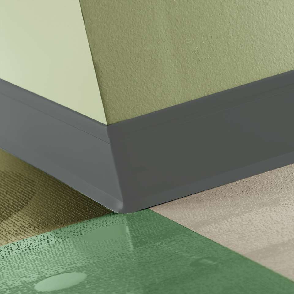 Perceptions - Recess Toe 4 1⁄4” #20 Charcoal - Inner Corner (Pack of 25)
