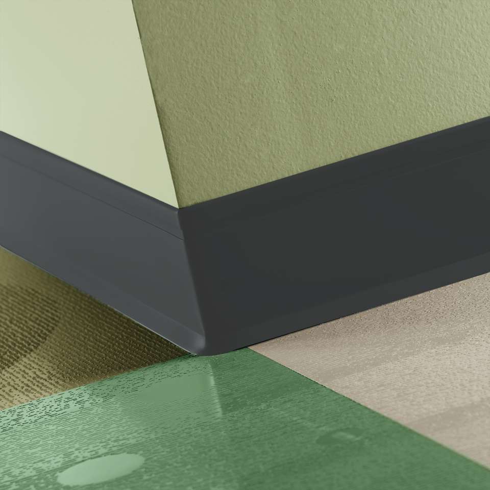 Perceptions - Recess Toe 4 1⁄4” #40 Black - Wallbase 120'