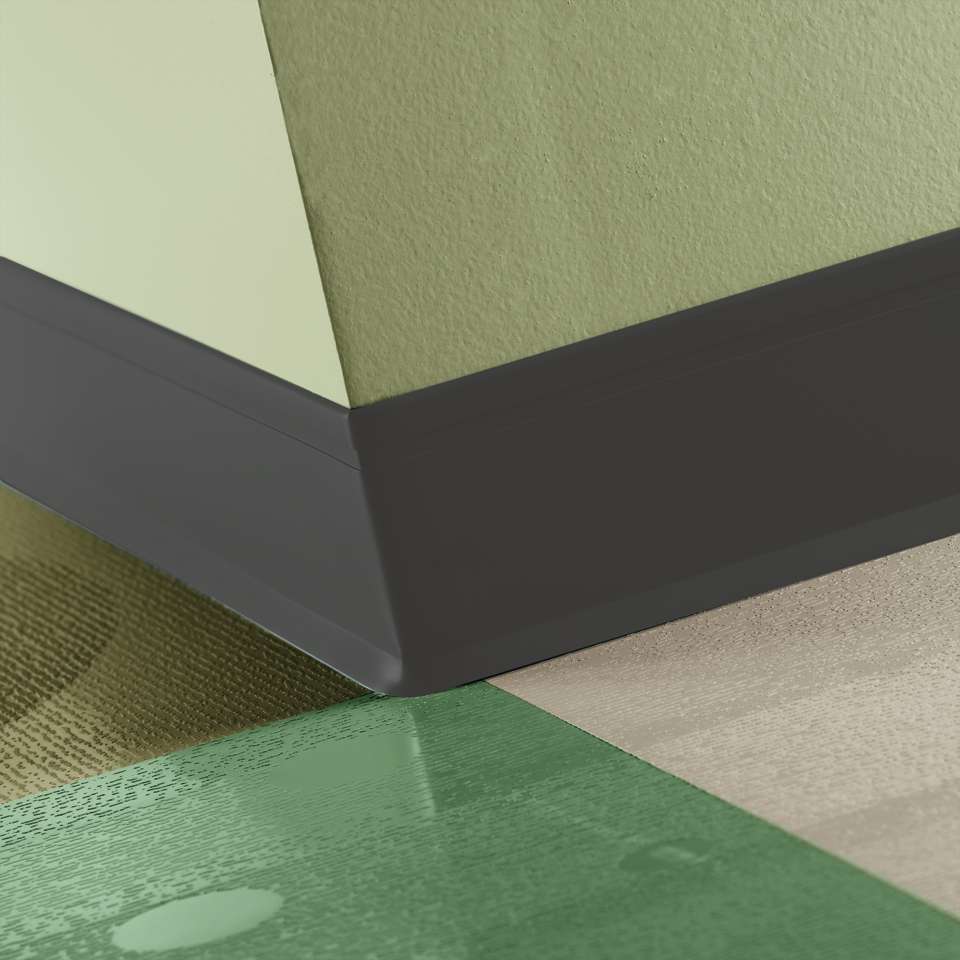 Perceptions - Recess Toe 4 1⁄4” #44 Dark Brown - Wallbase 120'