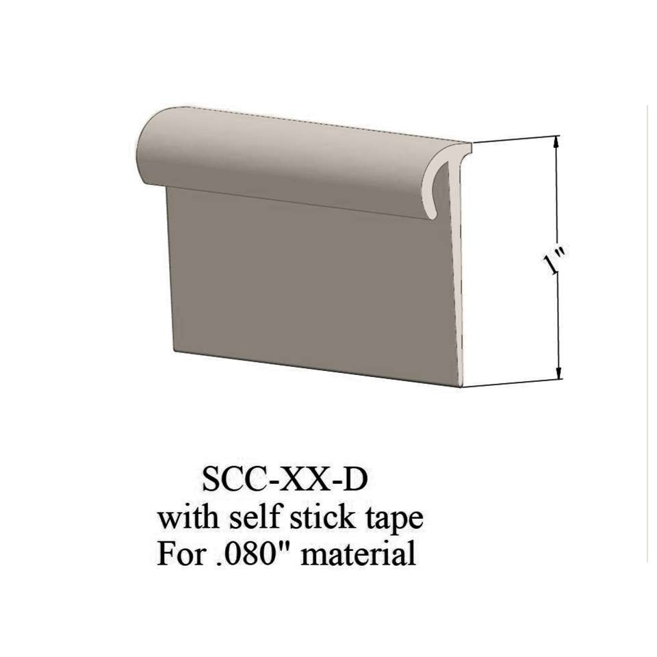 Cove Caps - SCC 11 D For 1/4" or 5/16" materials #11 Canvas 12'