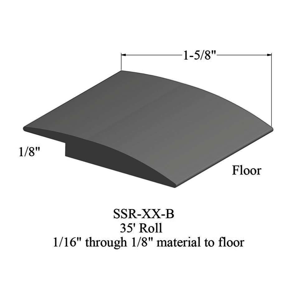 Reducers - SSR 20 B 35' roll - 1/16 or 1/8" material to floor" #20 Charcoal