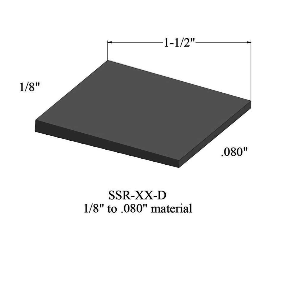 Reducers - SSR 40 D 1/8" to .080" material #40 Black