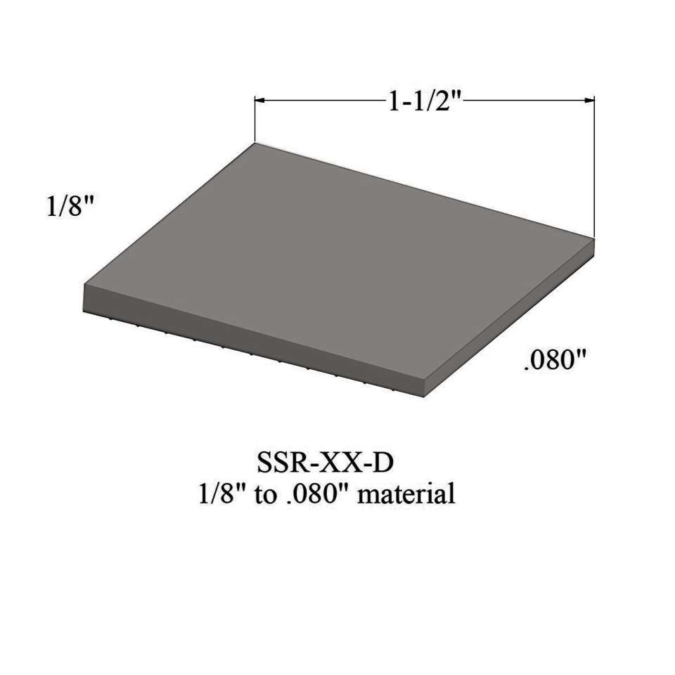 Reducers - SSR 55 D 1/8" to .080" material #55 Silver Grey 12'