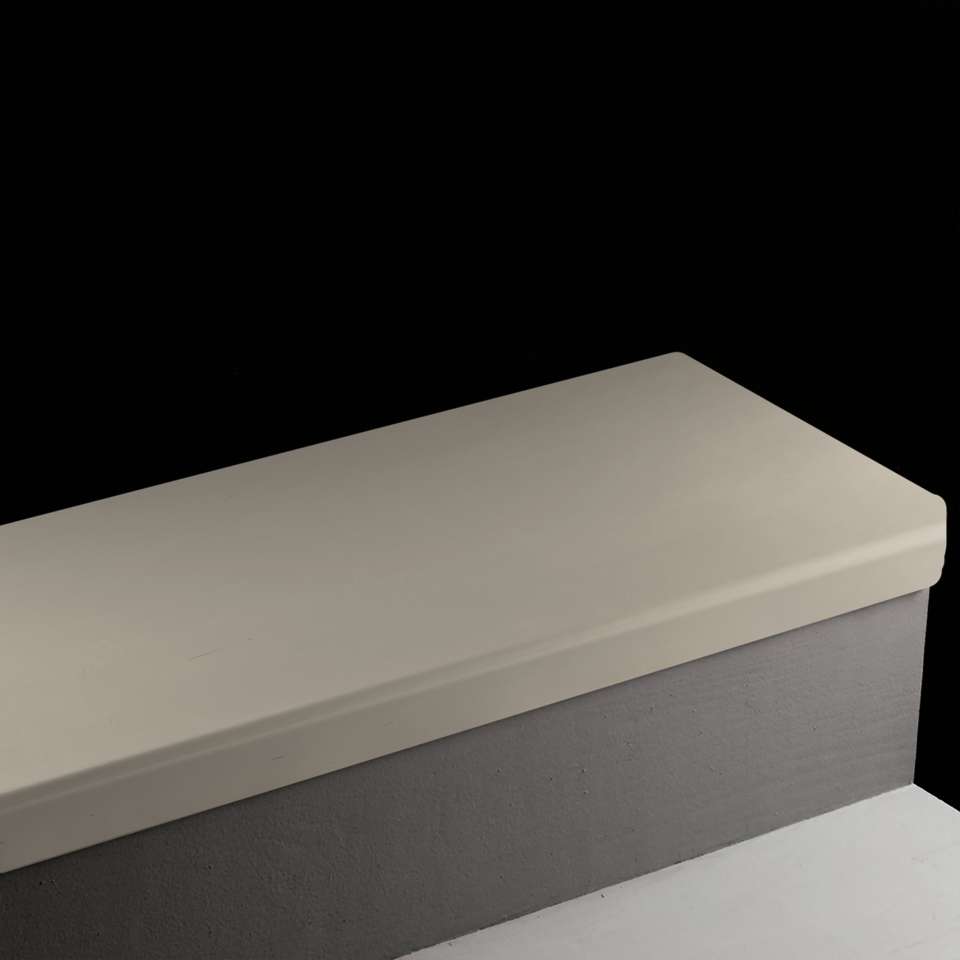 Vinyl Stair Treads - ST 55 SQ Service Weight Square Nose #55 Silver Grey 42"