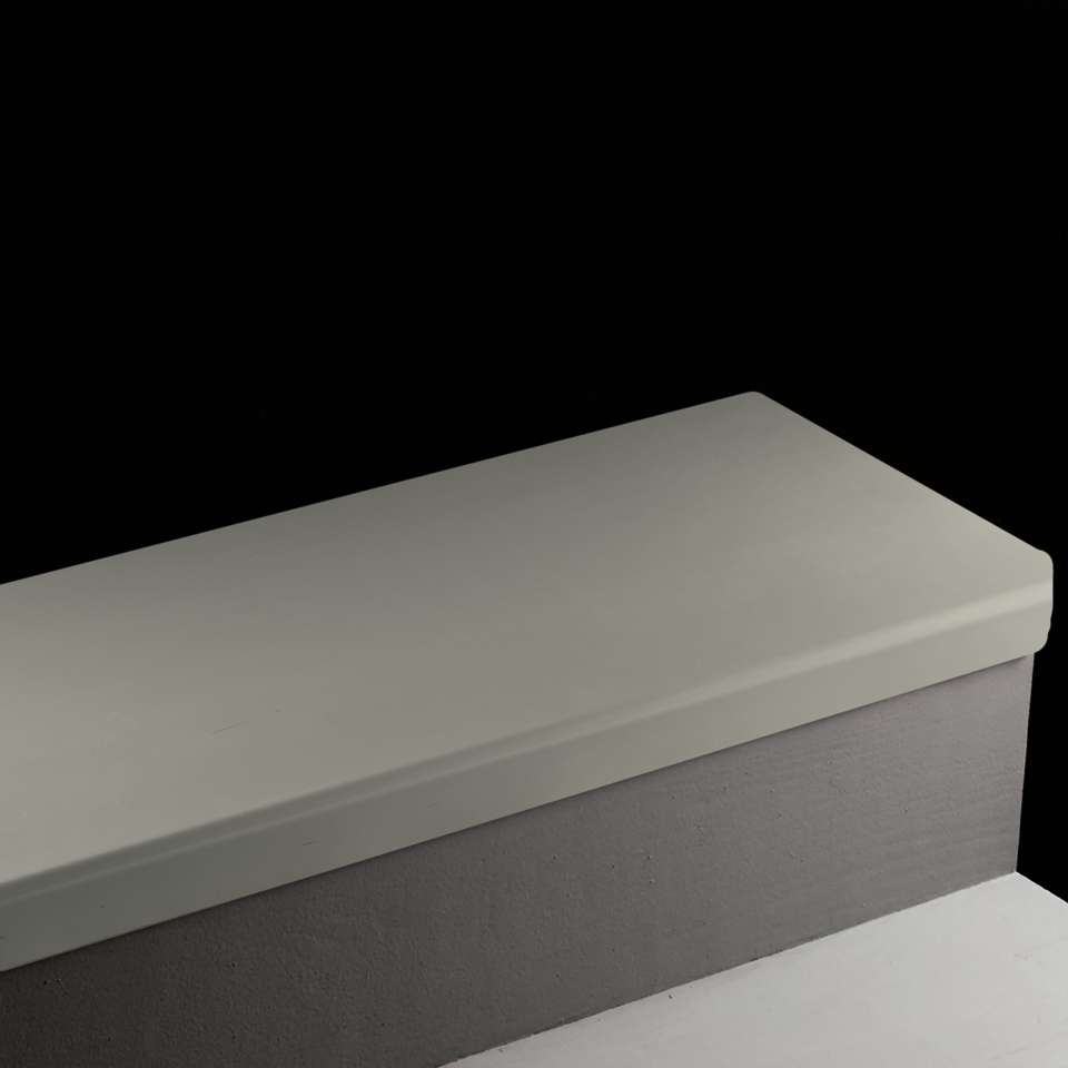 Vinyl Stair Treads - ST 28 SQ Service Weight Square Nose #28 Medium Grey 48"