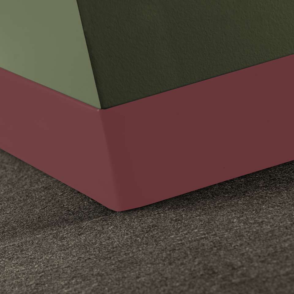 TightLock - Carpet 4 1⁄2” #163 Salsa - Wallbase 75'
