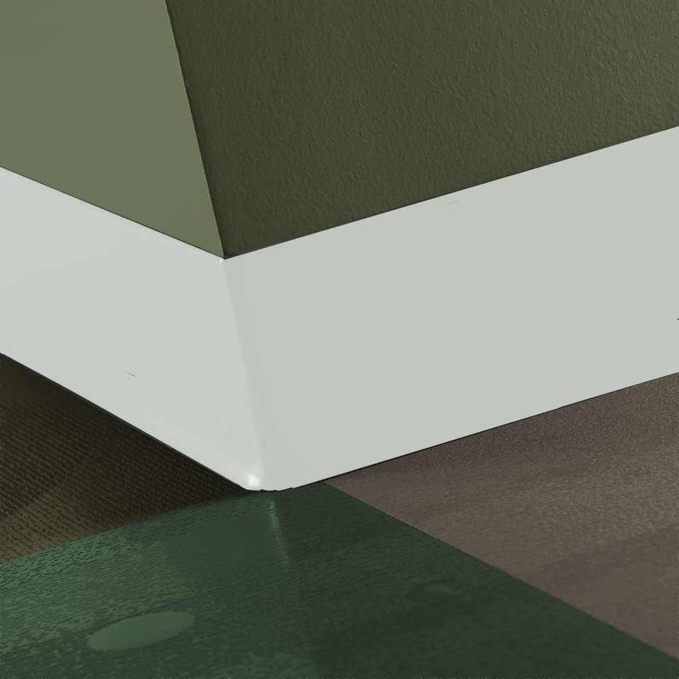TightLock - Resilient 6 3⁄8” #TG1 Snowbound - Wallbase 75'
