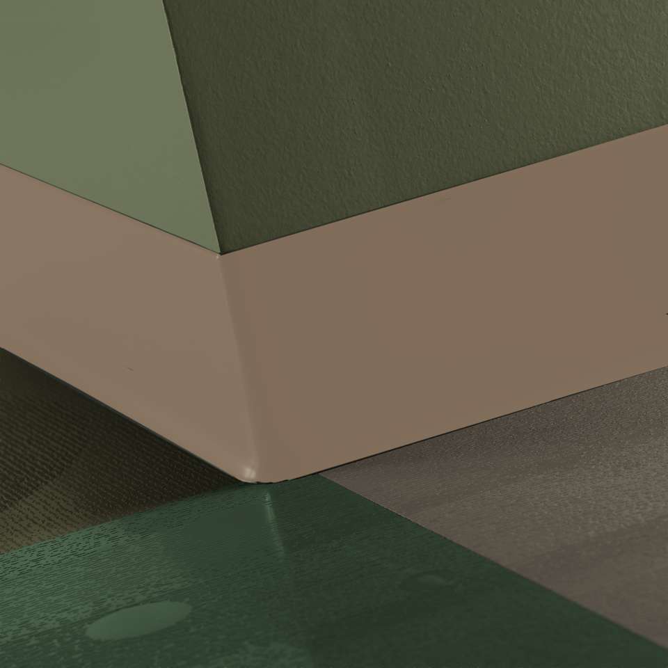 TightLock - Resilient 6 3⁄8” #TA1 Tannery - Wallbase 75'