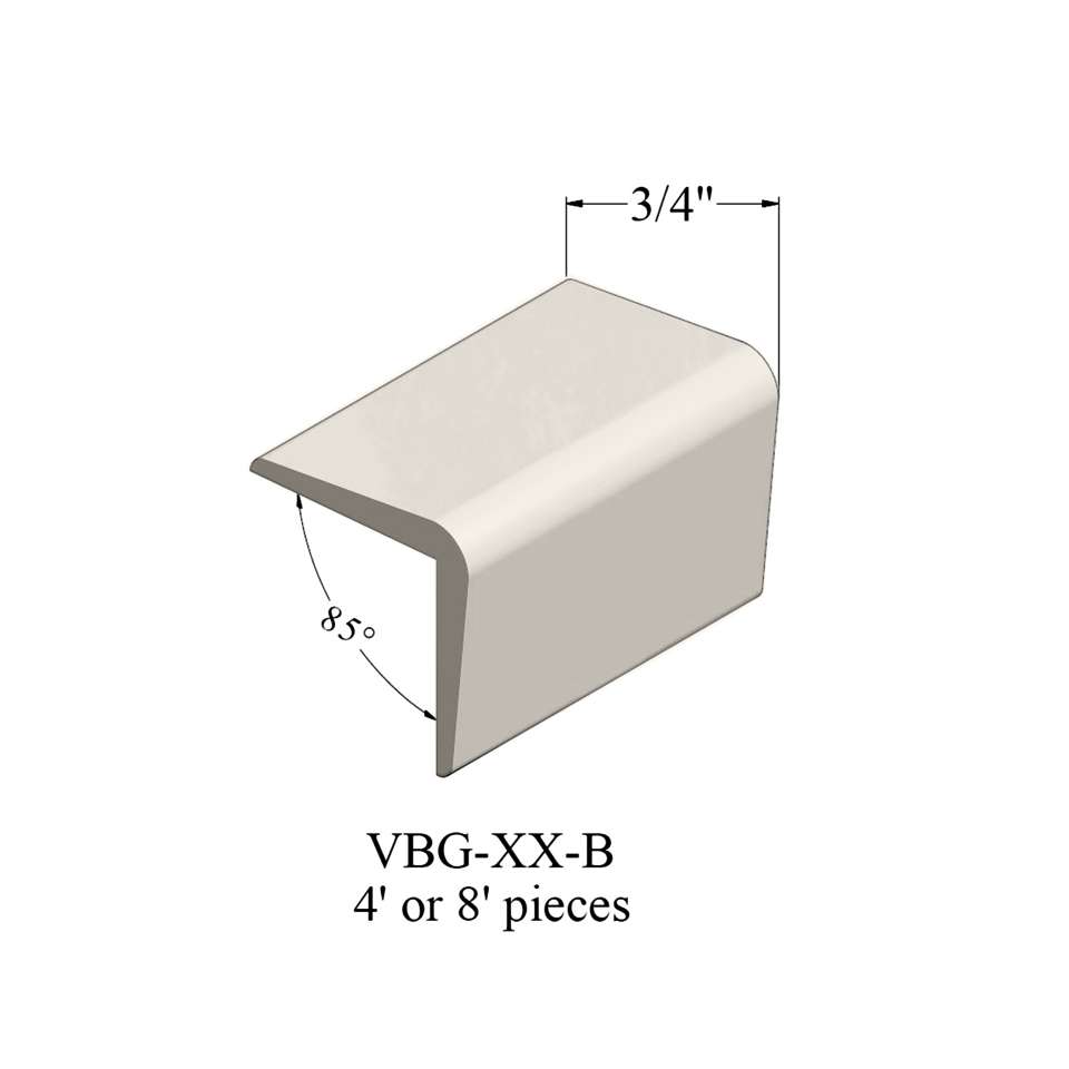 Johnsonite Corner Guards VBG 01 B96 Corner Guard ¾" 1 Snow White