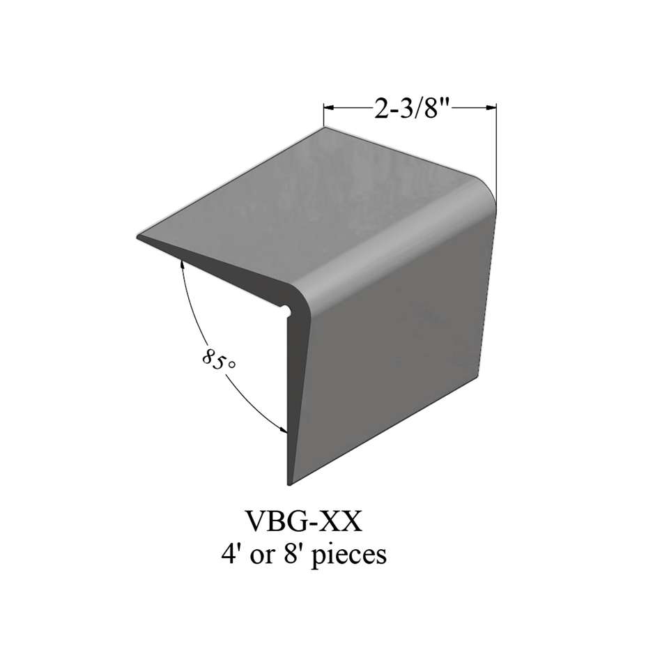 Johnsonite Corner Guards VBG 48 48 Corner Guard 2 3⁄8" 48 Grey